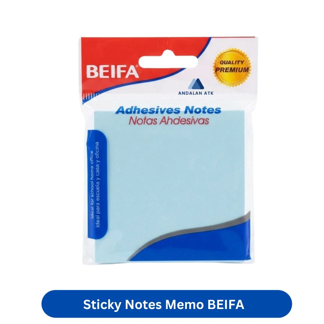 Pembatas Buku Kertas Memo Sticky Notes BEIFA BFA-FN62-1A